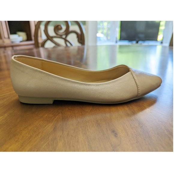 Taupe Ballet Flats - Picture 3 of 4